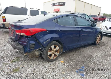 2012 Hyundai Elantra Gls из США, поврежденный, VIN 5NPDH4AE3CH074015